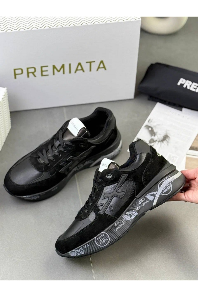 Premiata Мужские комбинированные кроссовки Mick 
