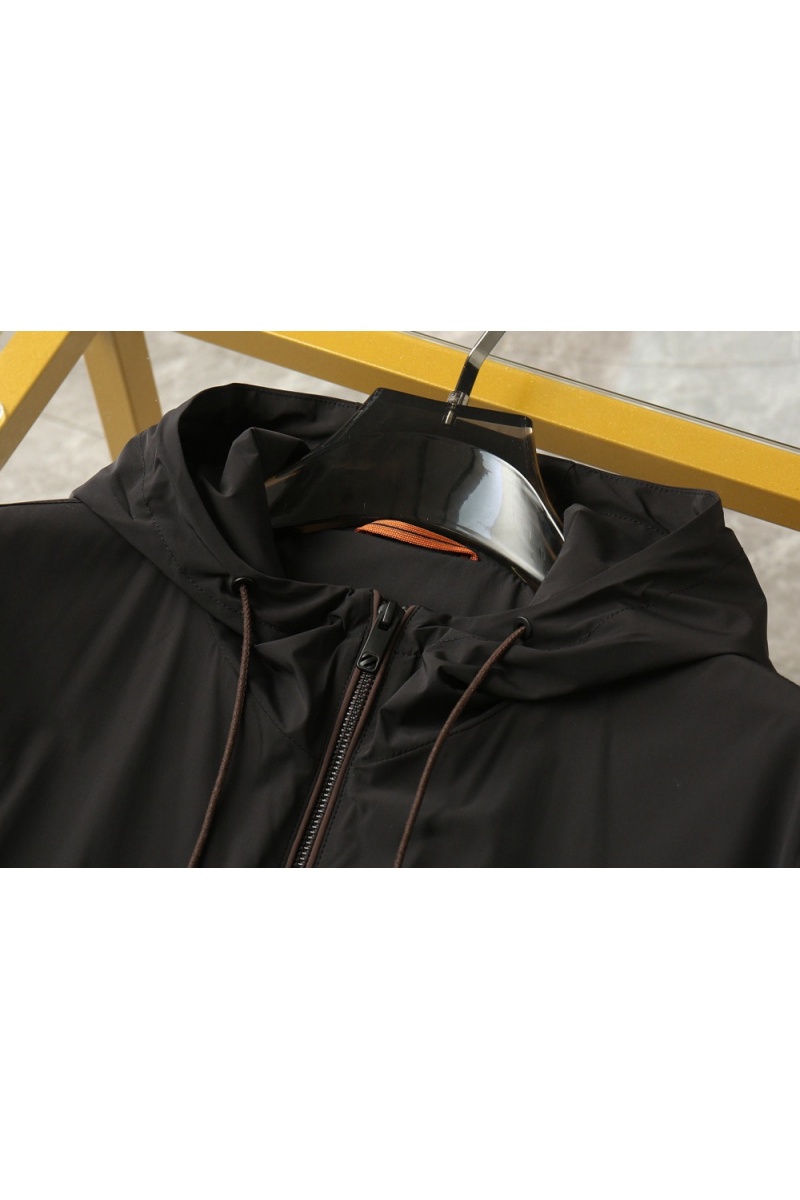Zegna Ветровка чёрного цвета premium