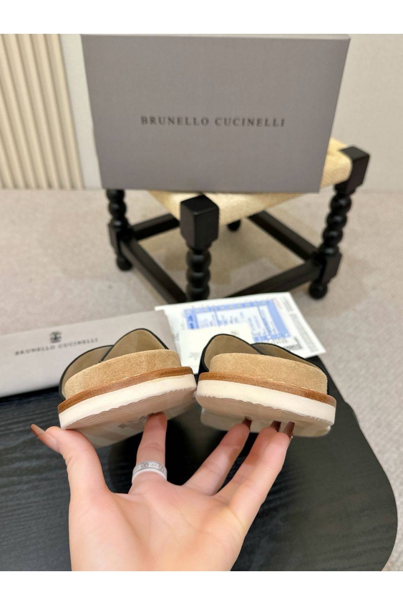 Brunеllо Сuсinеlli Замшевые шлёпанцы Crossover