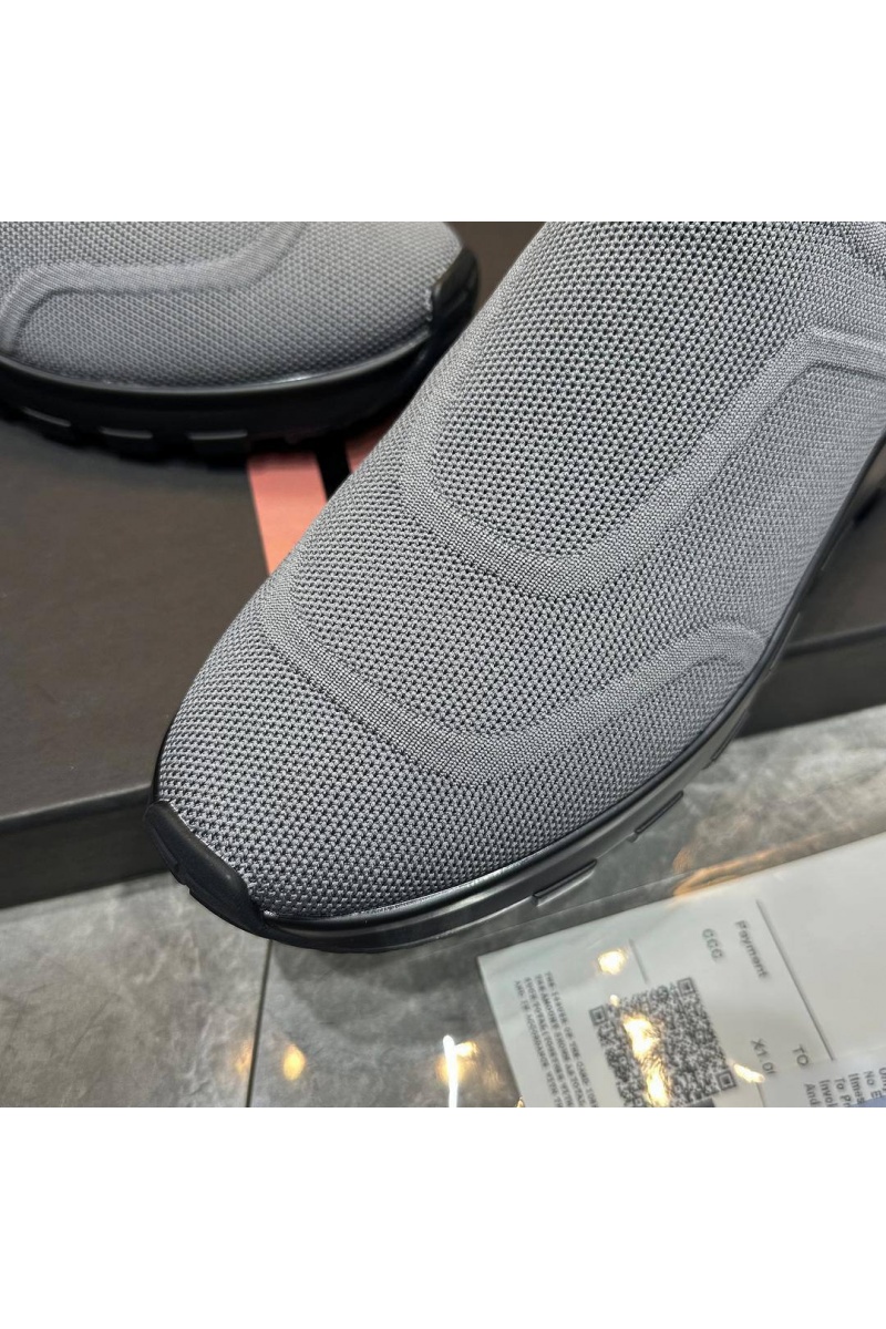 Zegna Мужские текстильные кроссовки 