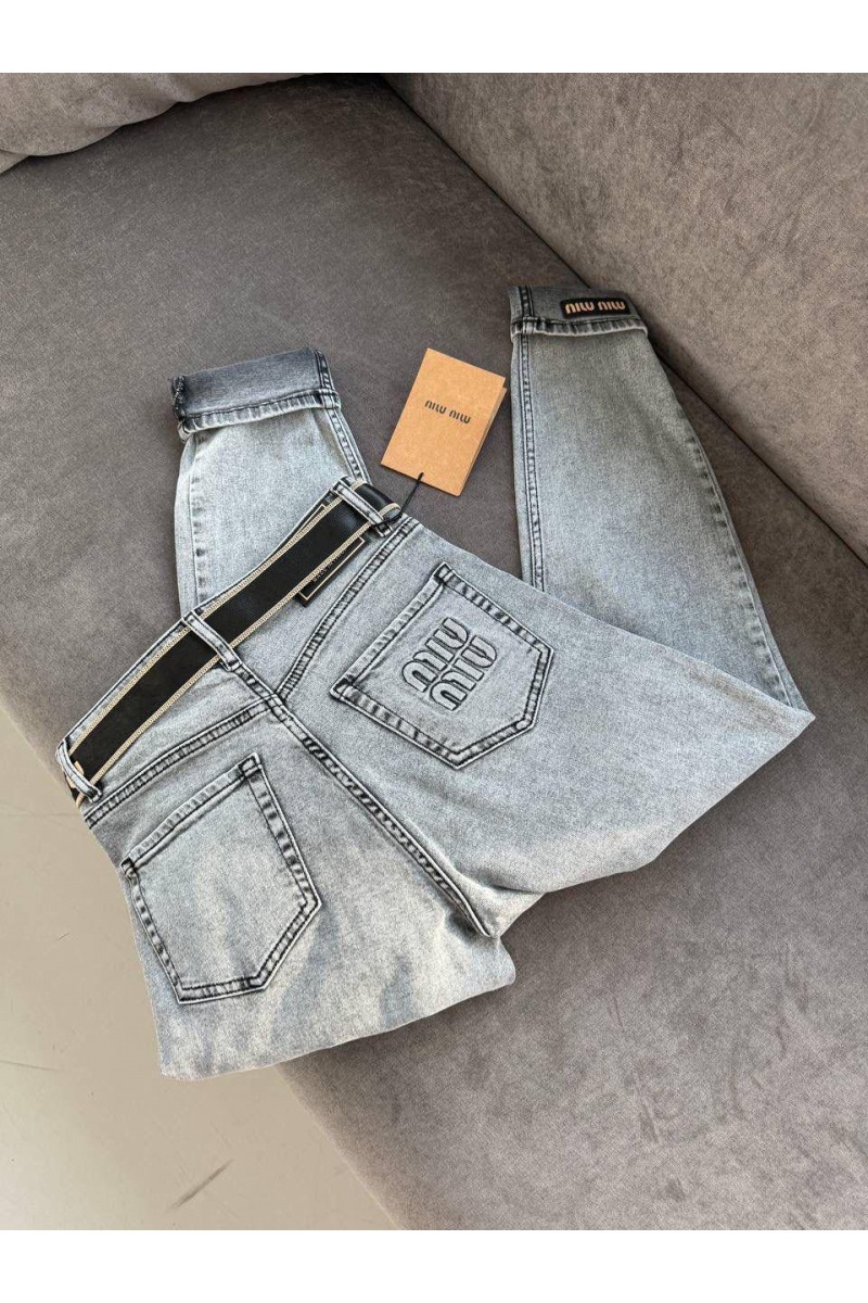 MIU MIU Женские джинсы premium 
