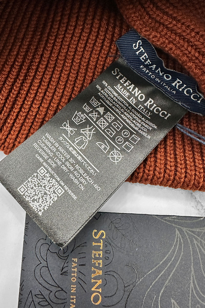 Stеfаnо Riссi Шапка logo-embroidered - Ginger