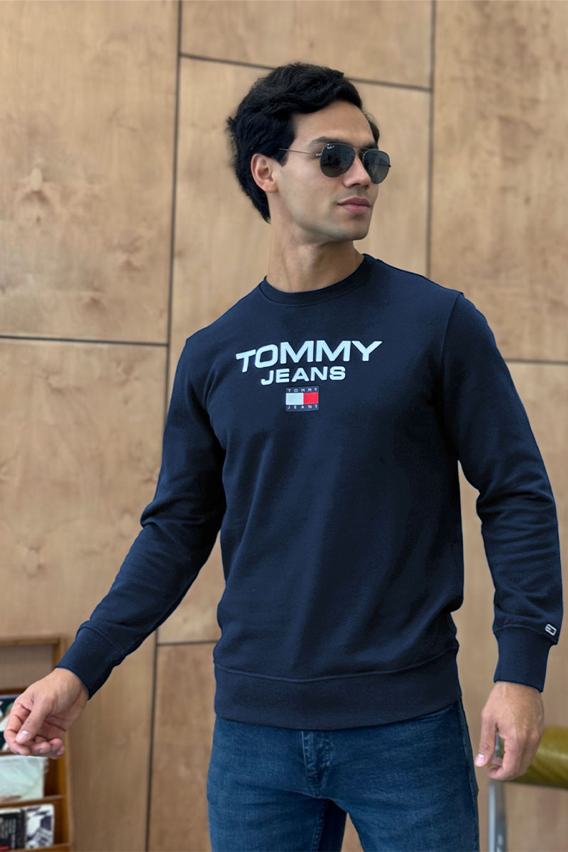 Tommy Hilfiger Синий свитшот logo-print 