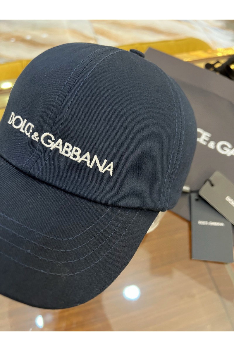 Dоlсе & Gаbbаnа Бейсболка синего цвета logo-embroidered