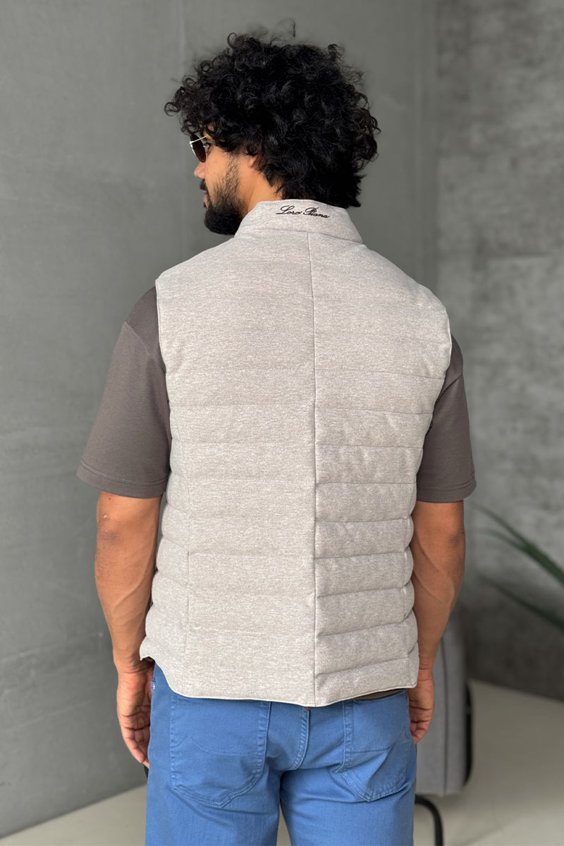 Loro Piana Мужской бежевый жилет 