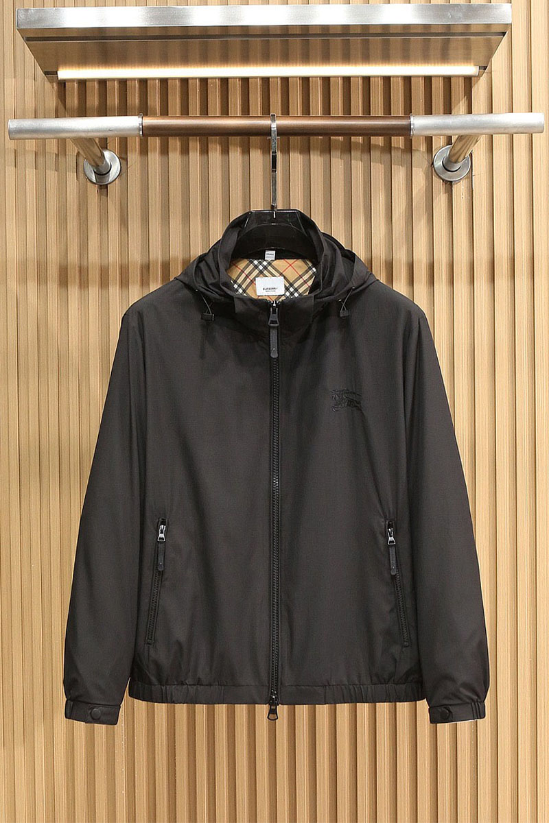Burberry Мужская чёрная ветровка 