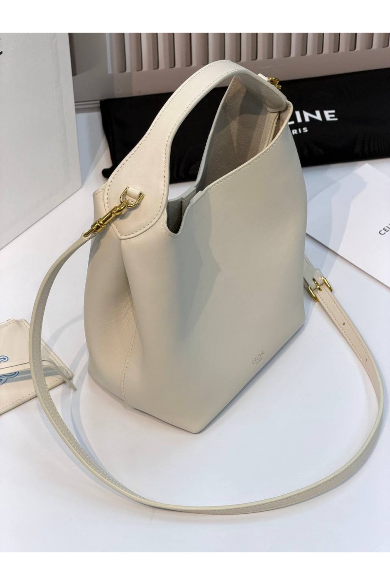 Celine Кожаная сумка Small Hobo premium 18x31x6 см