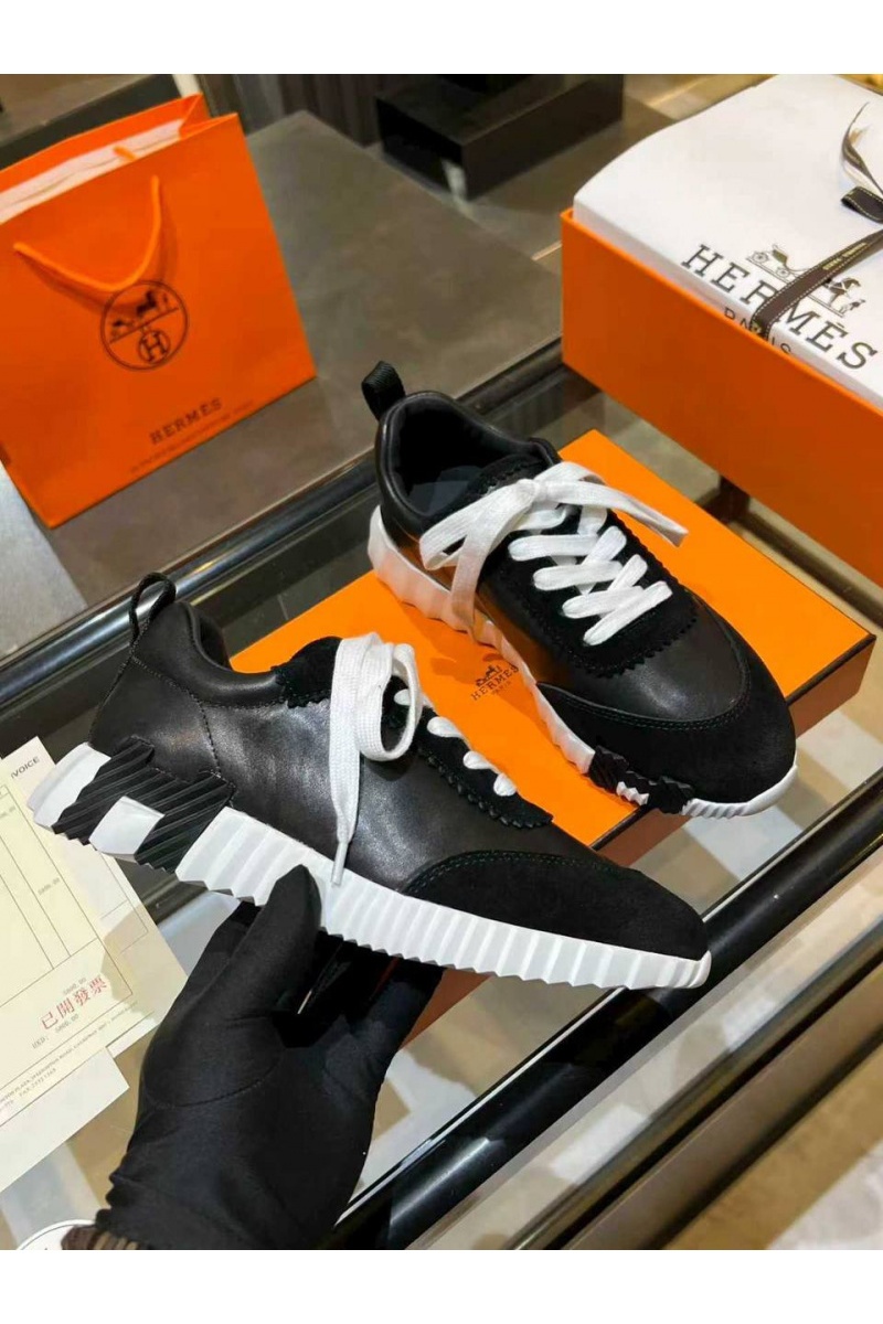Hermes Женские комбинированные кроссовки Bouncing premium