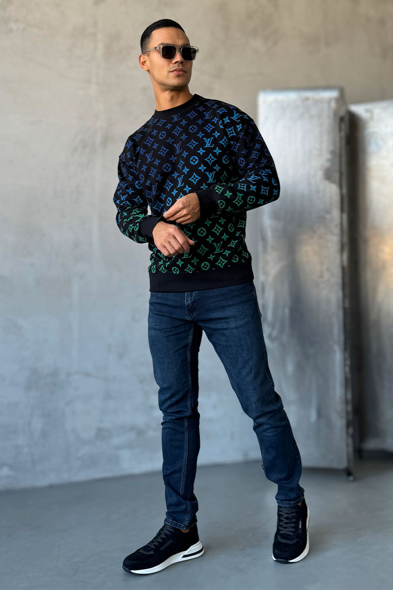 Lоuis Vuittоn Мужской свитшот Gradient Monogram