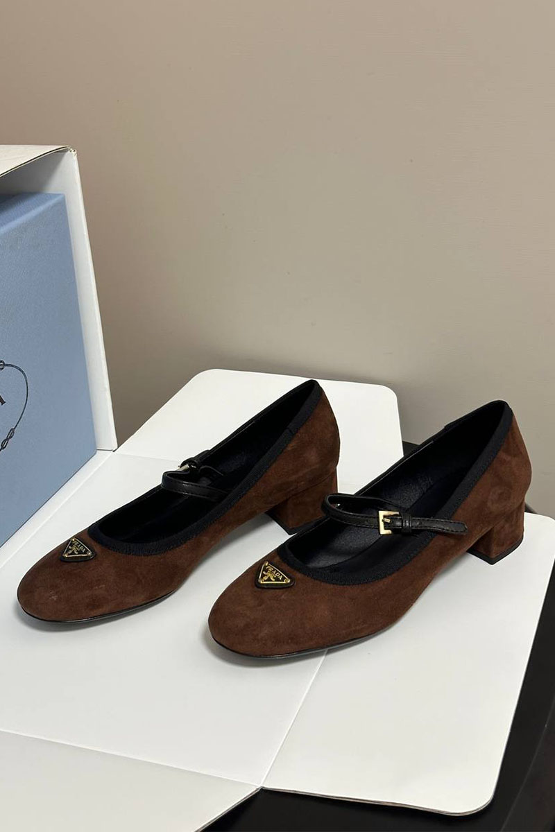Prada Женские замшевые туфли premium