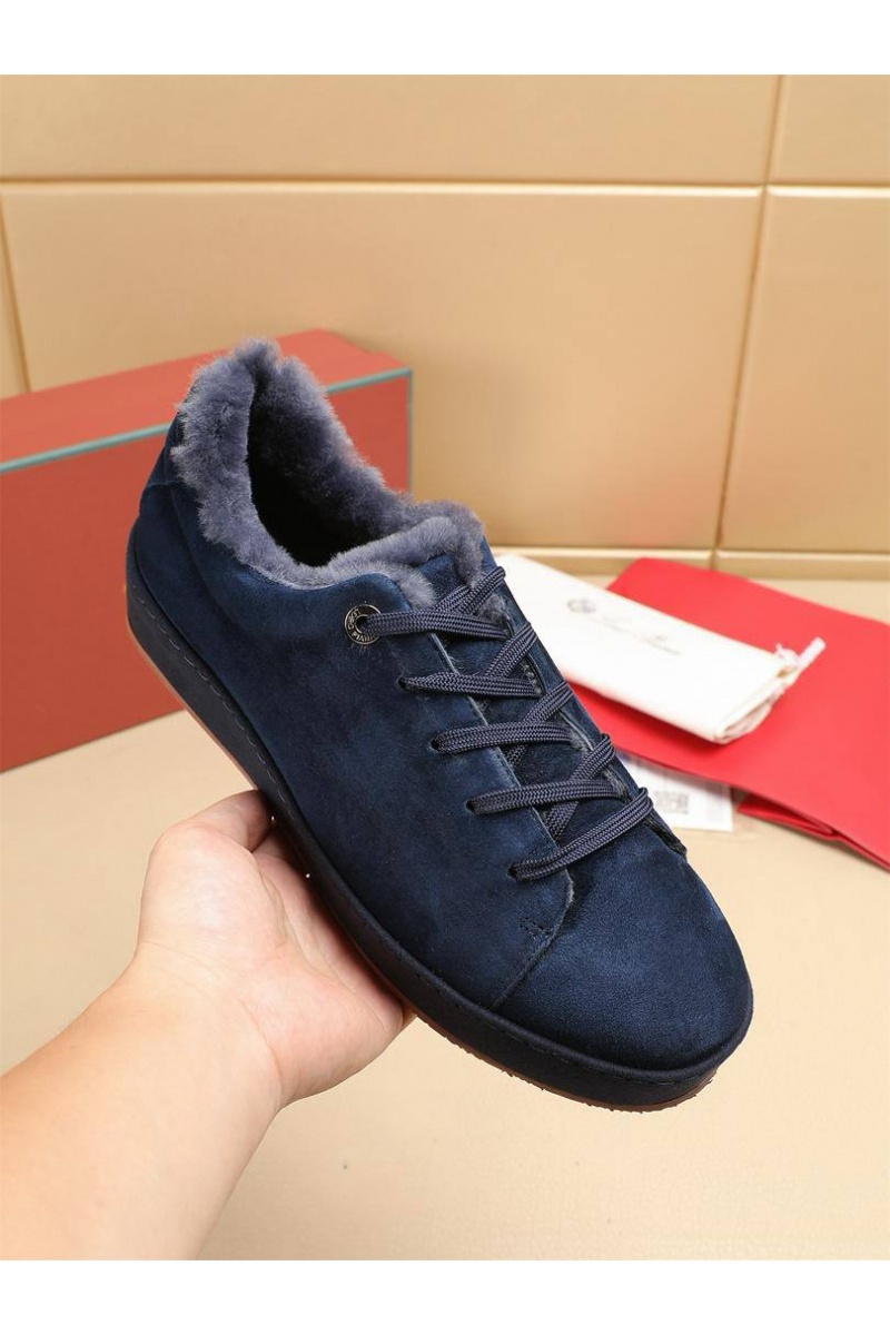 Loro Piana Зимние кроссовки с мехом 