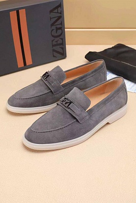 Мужские замшевые лоферы 