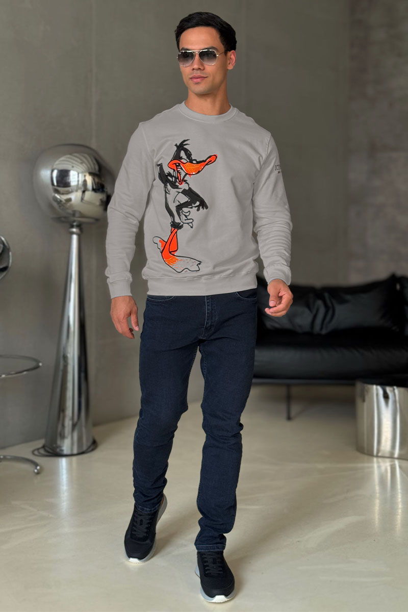 Iceberg Мужской свитшот "Daffy Duck" - Grey