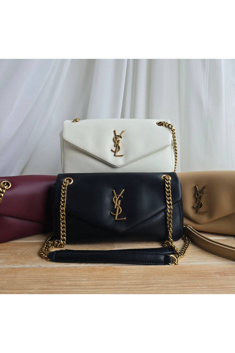 Yves Saint Laurent Кожаная сумка Calypso 24x11 см