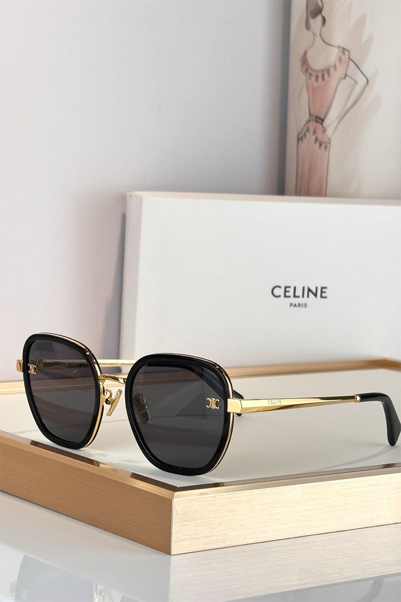 Celine Солнцезащитные очки Metal Triomphe