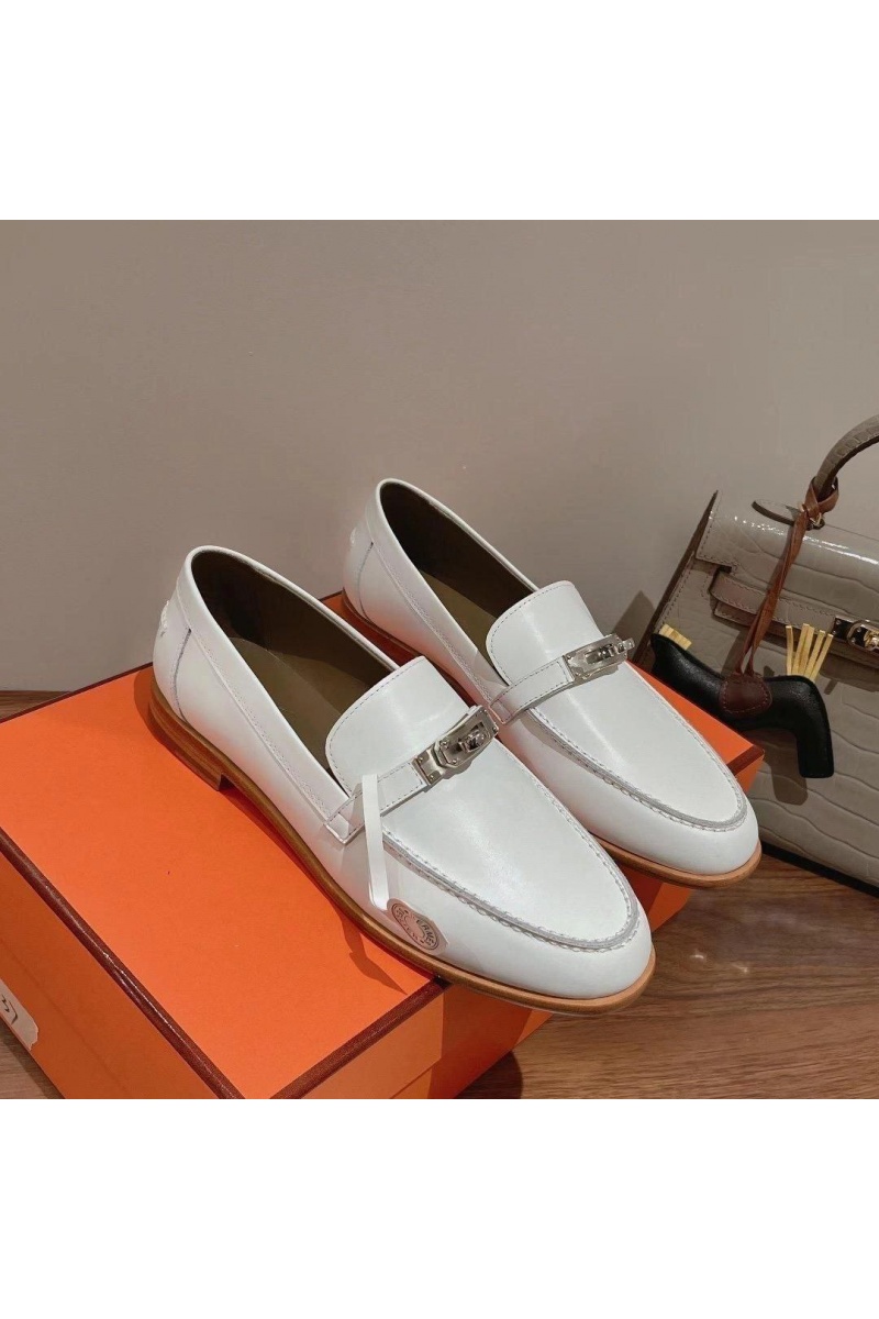 Hermes Женские кожаные лоферы 