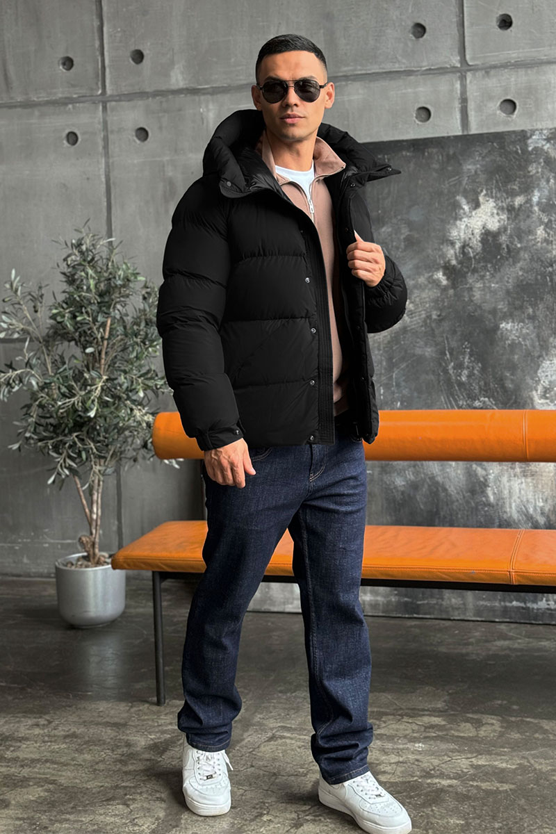 Moncler Мужской пуховик Madeira - Black 