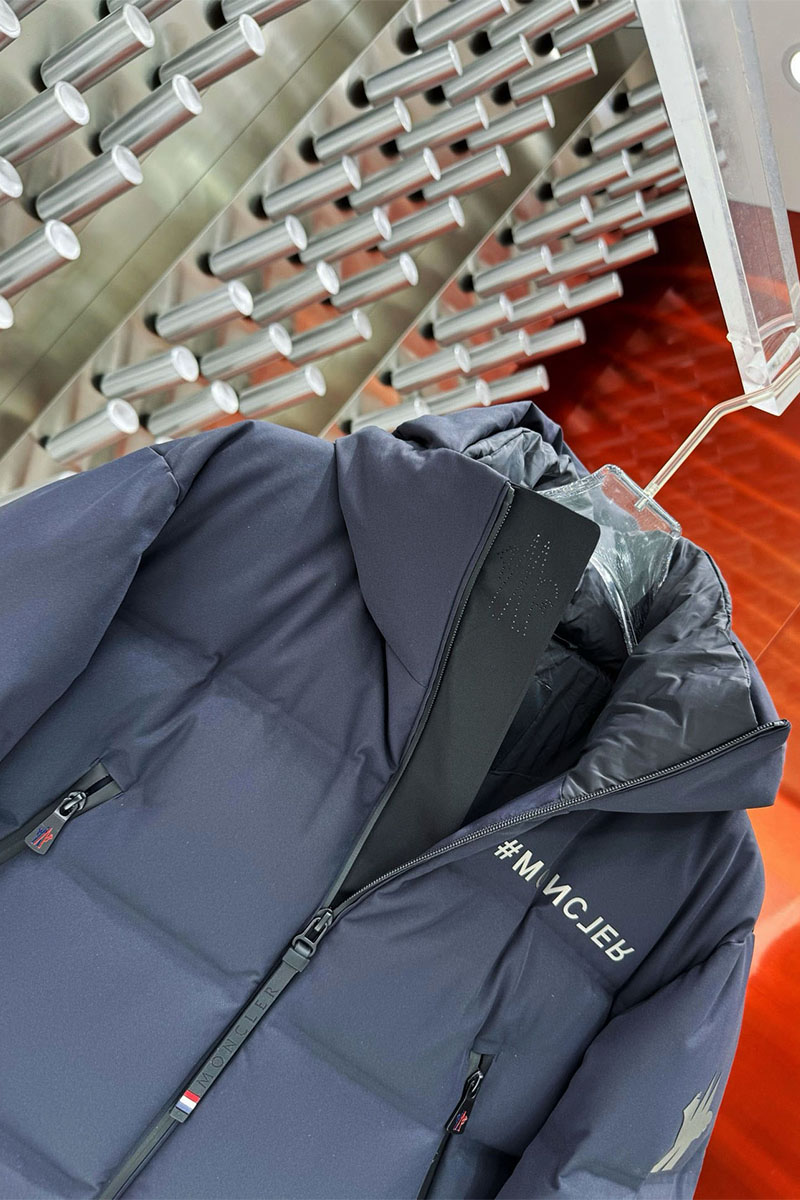 Moncler Мужской пуховик Grenoble Fellberg - Navy