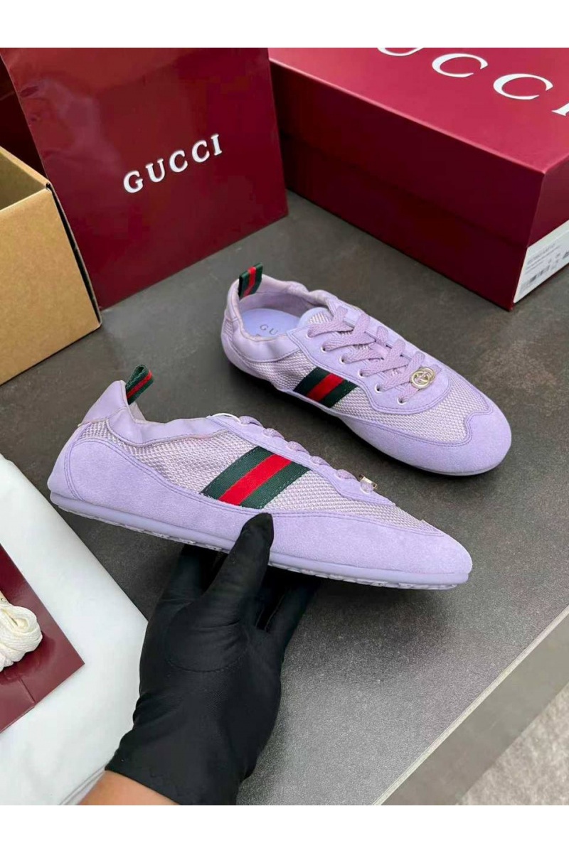 Gucci Женские кроссовки GG Shift premium
