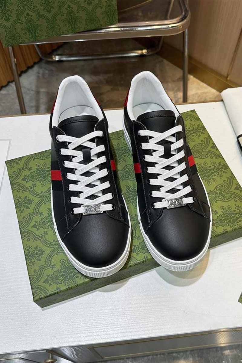 Gucci Мужские кроссовки Ace - Black