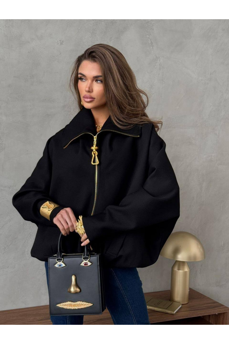 Schiaparelli Женская куртка чёрного цвета premium