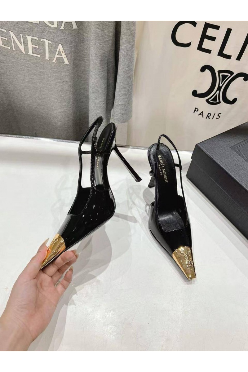 Yves Saint Laurent Женские кожаные туфли premium