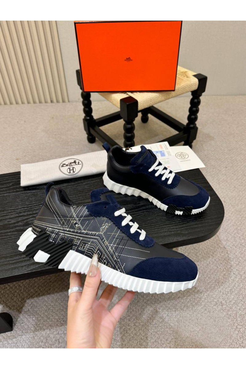 Hermes Мужские кроссовки Bouncing - Navy