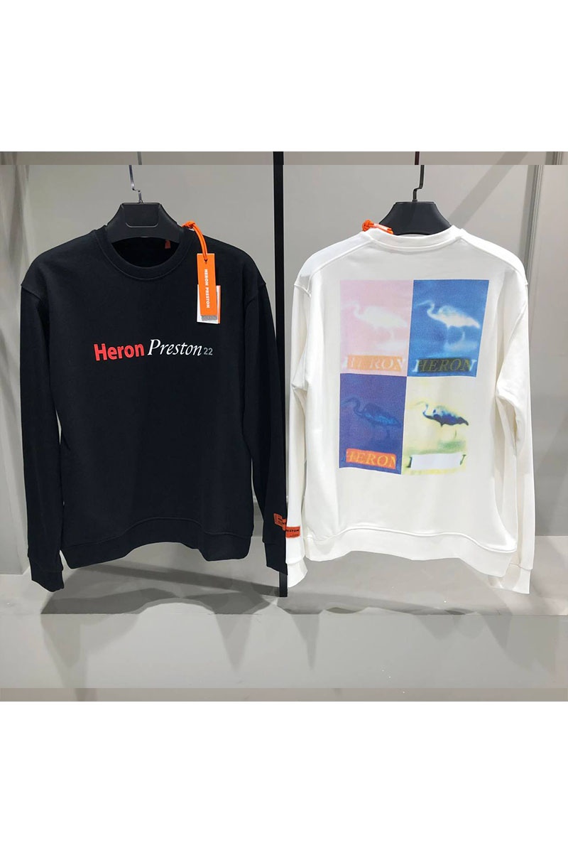 Heron Preston Мужской белый свитшот Multi Heron Censored