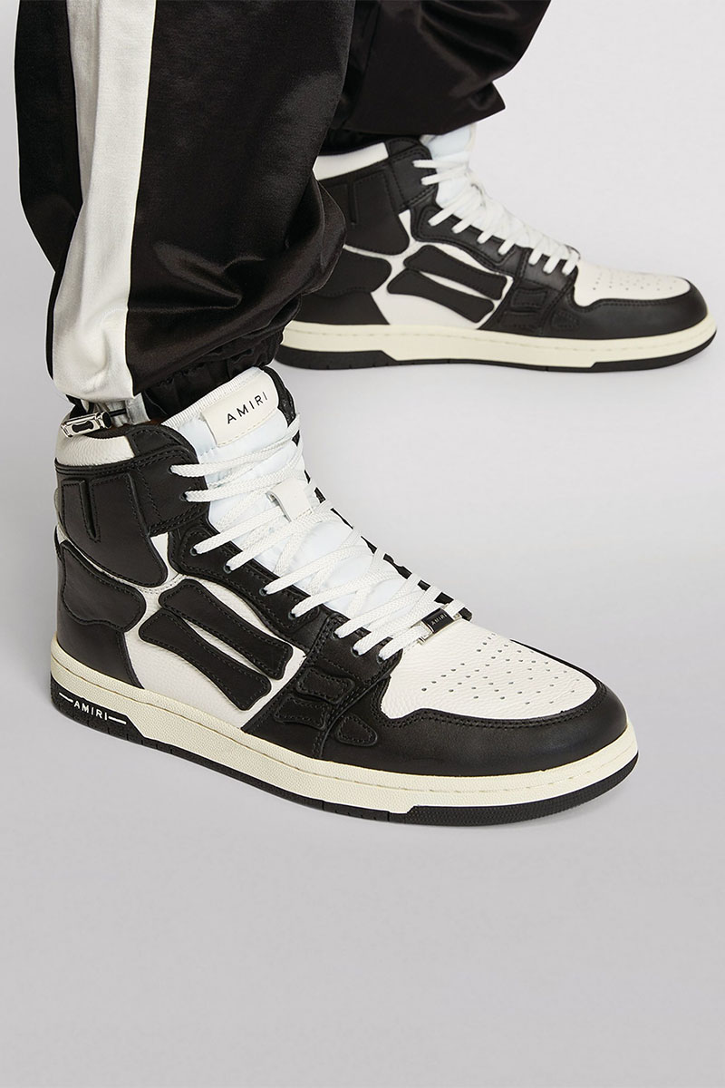 Amiri Кожаные кроссовки Skel high-top
