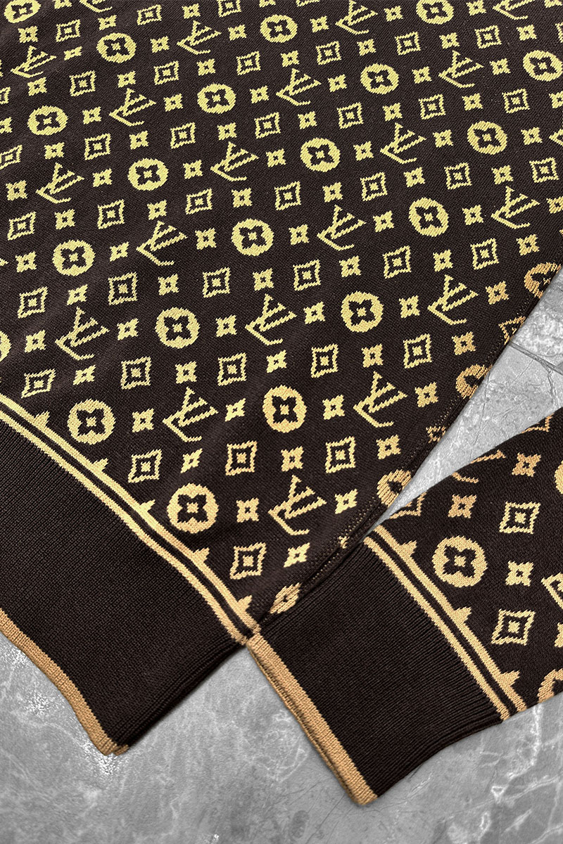 Lоuis Vuittоn Классический джемпер Monogram all over - Brown / Beige