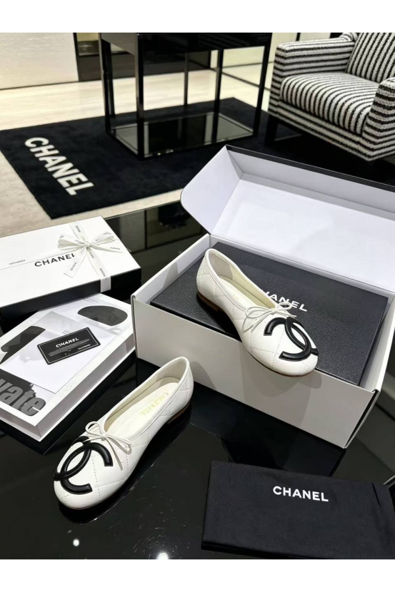 Chаnеl Женские кожаные балетки Ballerines premium