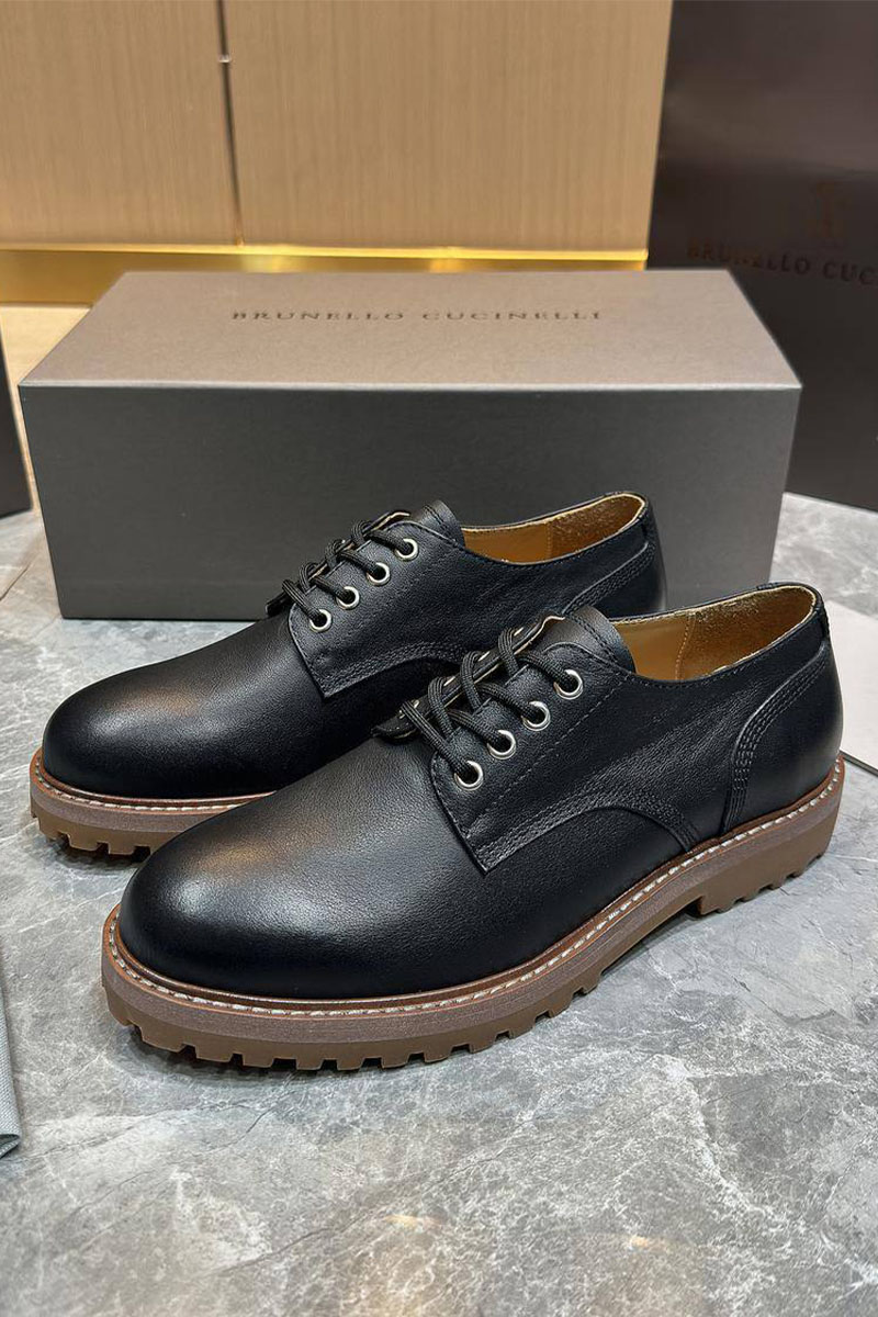 Brunеllо Сuсinеlli Кожаные ботинки чёрного цвета