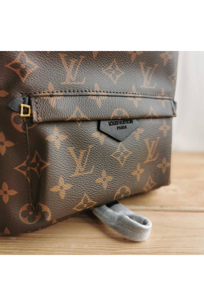 Lоuis Vuittоn Женский кожаный рюкзак Palm Springs MM 35x27 см