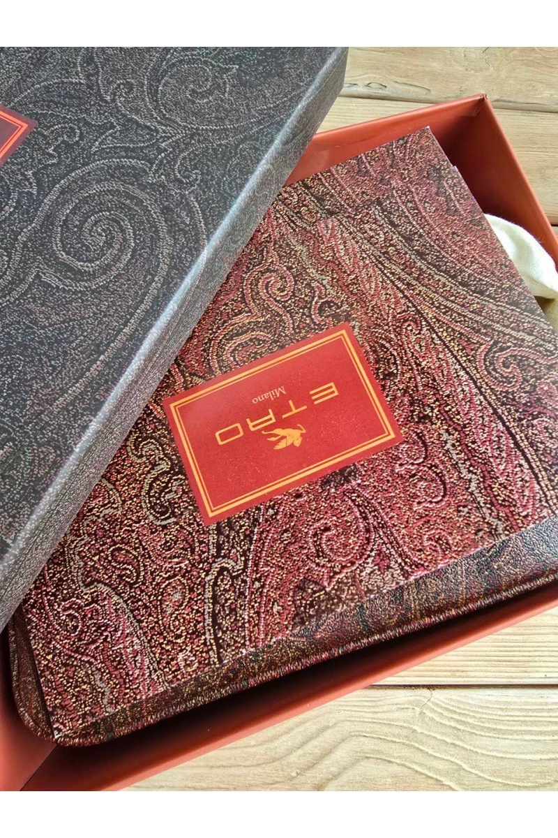 Etro Кожаная сумка Sling с узором пейсли 28x18 см