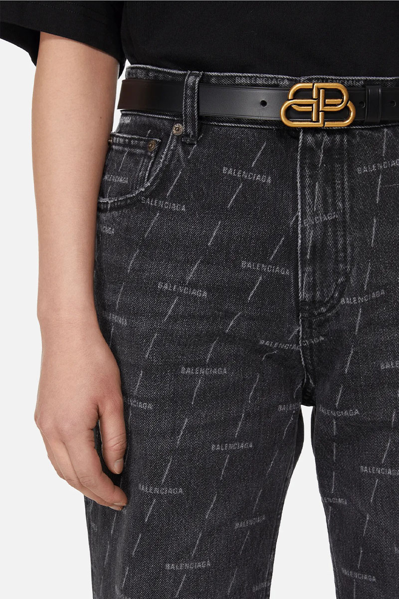 Balenciaga Кожаный ремень (ширина 3.5 см)