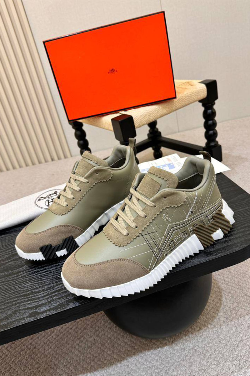 Hermes Мужские кроссовки Bouncing - Beige