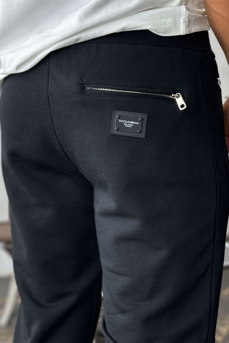 Dоlсе & Gаbbаnа Мужской чёрный костюм logo plaque