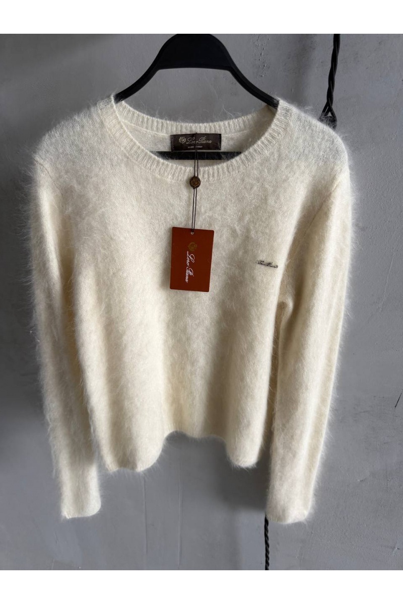 Loro Piana Женский шерстяной свитер premium