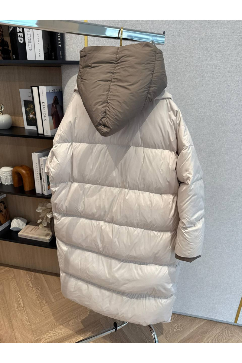 Max Mara Женский пуховик с капюшоном premium - Beige