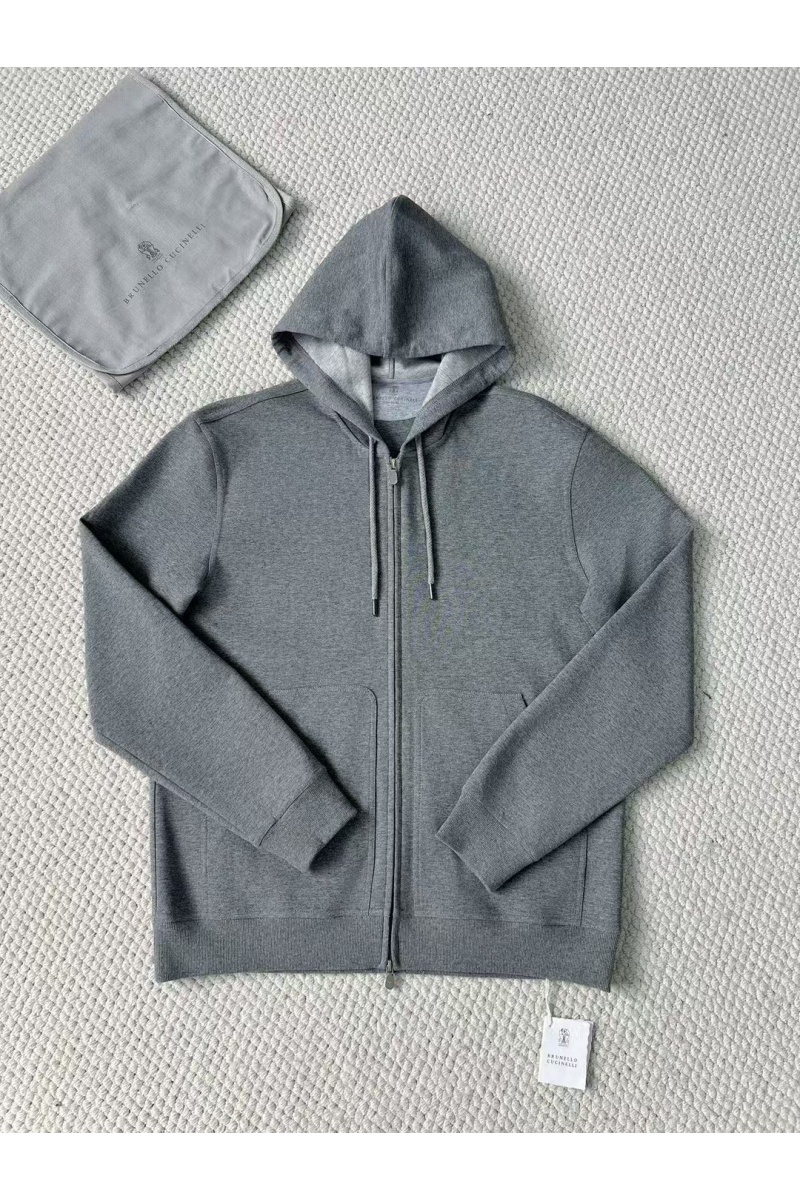 Brunеllо Сuсinеlli Кофта на молнии Premium - Grey