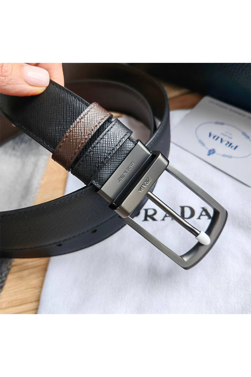 Prada Двусторонний кожаный ремень (ширина 4 см)