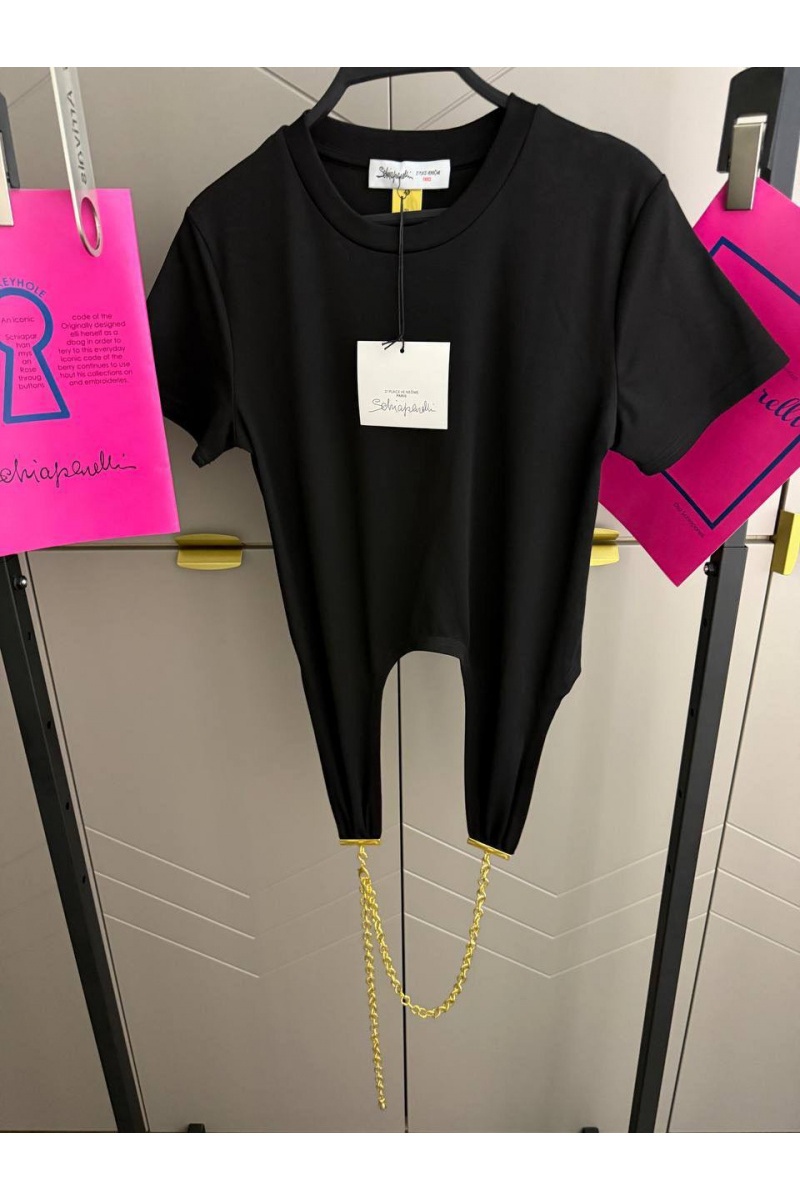 Schiaparelli Женская базовая футболка premium - Black