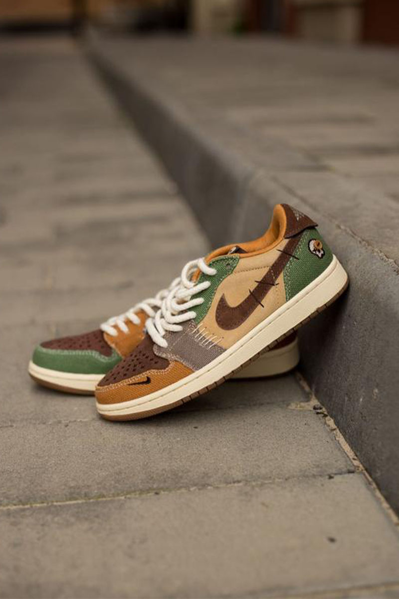 Nike Кроссовки Zion Williamson x AJ1 Low OG "Voodoo"