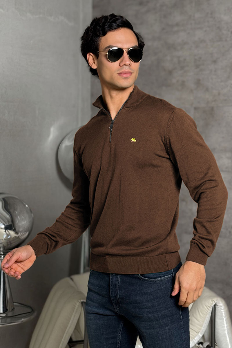 Etro Мужская кофта zip-up - Brown