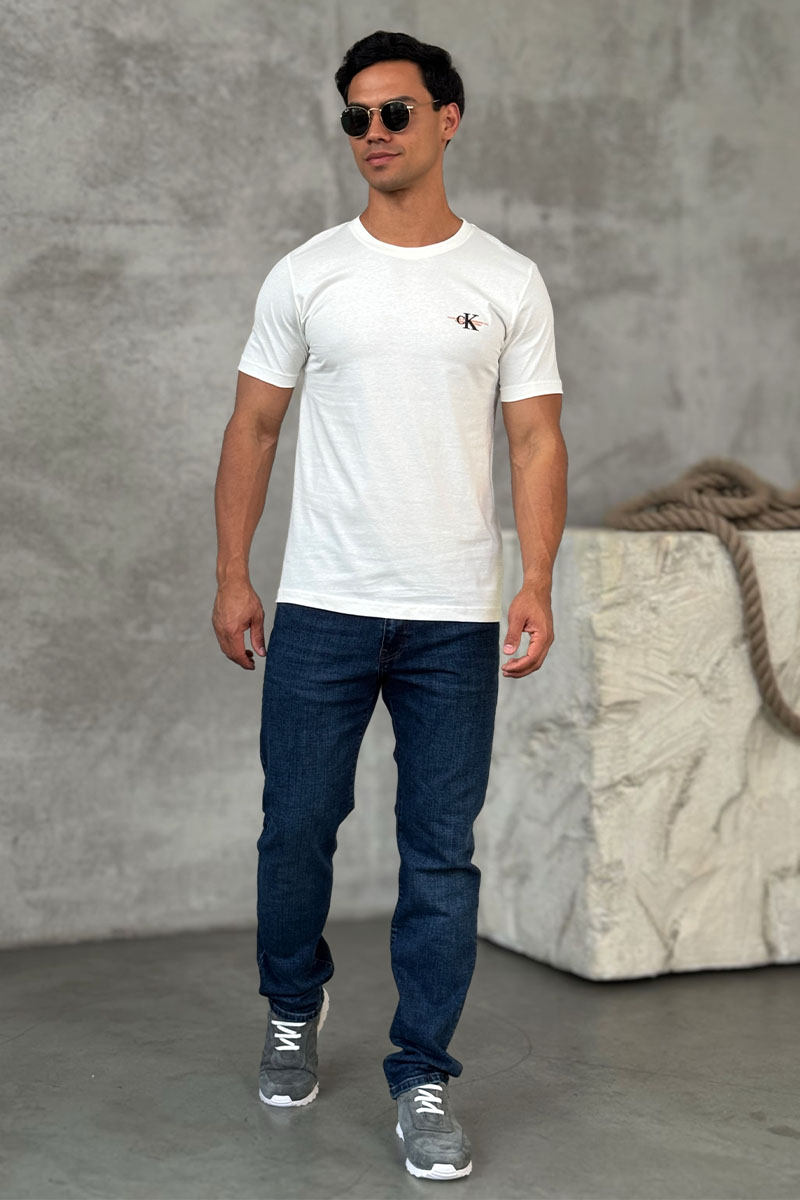 Calvin Klein Мужская белая футболка Urban Graphic