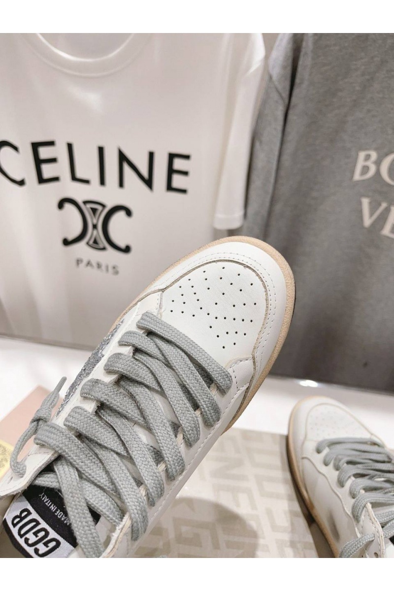 Designer Clothing Женские кожаные кроссовки Golden Goose Super Star premium