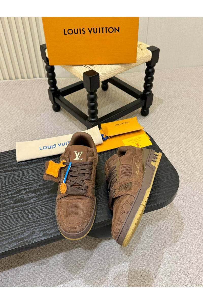 Lоuis Vuittоn Мужские кроссовки Trainer - Brown