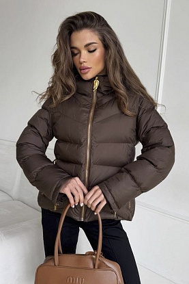 Женская куртка Premium - Coffee