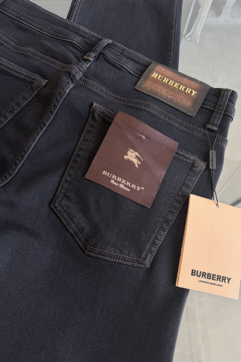 Burberry Мужские джинсы чёрного цвета