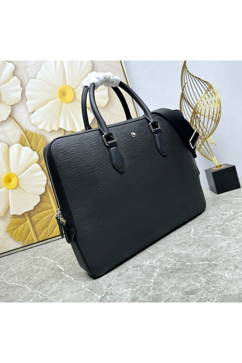 Montblanc Кожаный портфель Sartorial Premium 39.5x30x5.5 см